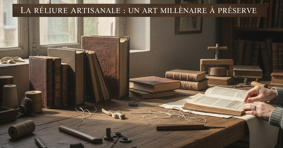 La reliure artisanale : un art millénaire à préserver