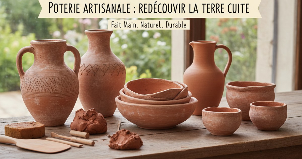 Poterie artisanale : redécouvrir la terre cuite